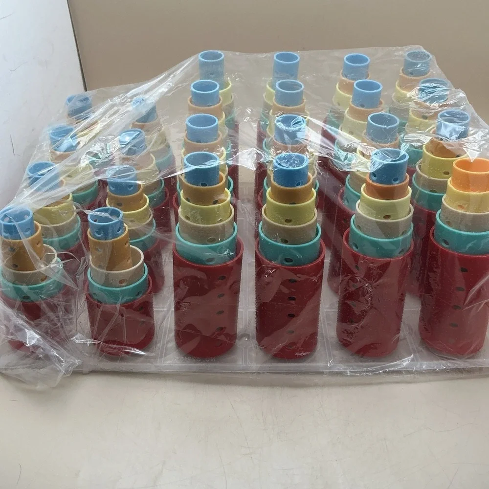 Soft 'n Style Smooth Rollers 12 Doz Multicolor 8 Doz Long, 4 Doz Short Open‎ Box